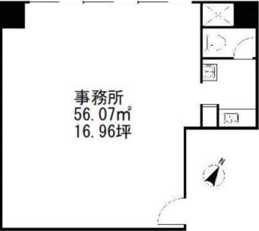 桜ビル 401 間取り図