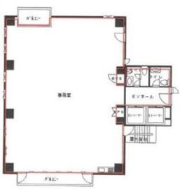 Landwork新宿ビル 7階 間取り図