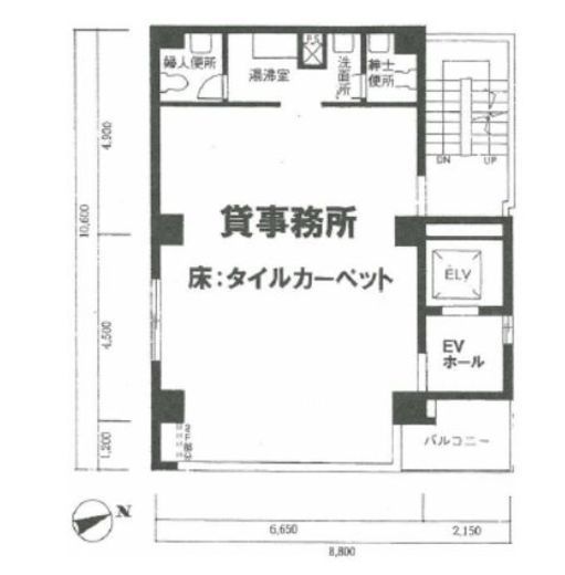 TYビル 7階 間取り図