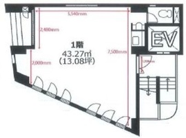 MJ原宿ビル 1階 間取り図