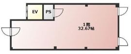 ひきだしのような家に 1階 間取り図