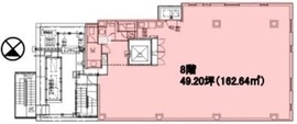 いちご渋谷宇田川町ビル 8階 間取り図