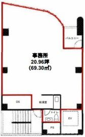 ワイ・エヌ銀座ビル 7階 間取り図