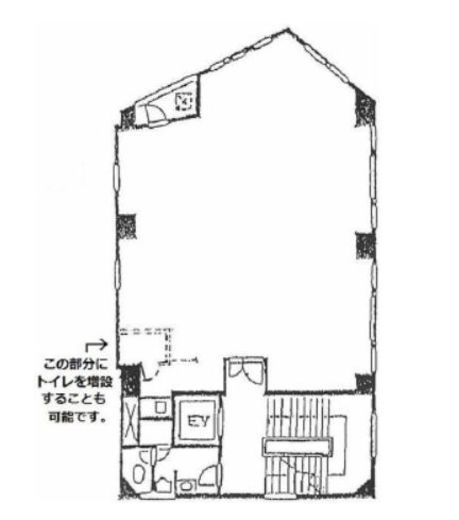 虎之門興業ビル 3階 間取り図