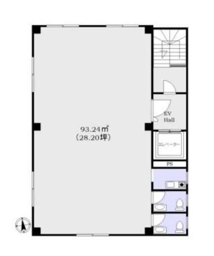 大野ビル 3階 間取り図