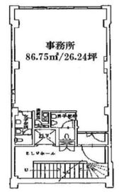 松木ビル 2階 間取り図