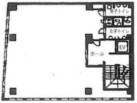 山陽六番町ビル 4階 間取り図