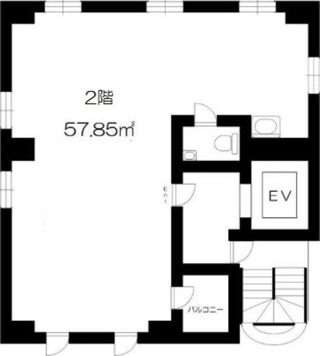 キャトルセゾン麹町 2階 間取り図
