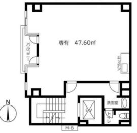 日興ユニパリス大久保 2階 間取り図