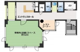 神楽坂テクノスビル 1階 間取り図