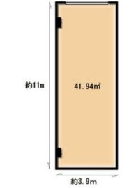 フロント中井 1階B 間取り図