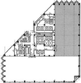 城山トラストタワー 6階3 間取り図