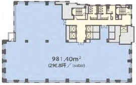 虎ノ門2丁目タワー 10階 間取り図