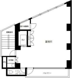 麹町エイチティーズビル 2階 間取り図