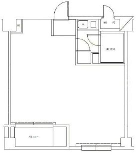 DUO西新宿 1008 間取り図
