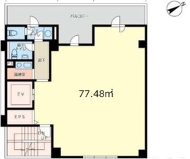 近代ビル 8階 間取り図