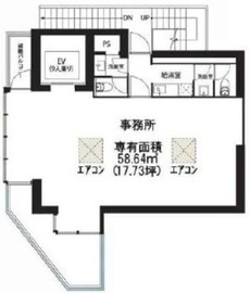 VORT秋葉原Ⅲ(旧:アズ秋葉原ビル) 2階 間取り図