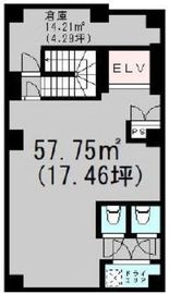 イルヴィアーレ広尾 B101 間取り図