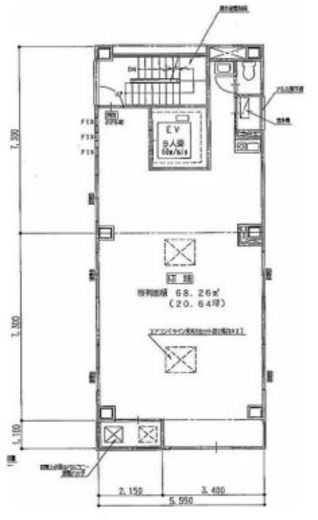 GINZA YUKI BLDG 6階 間取り図