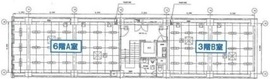 長谷第一ビル 6階A 間取り図