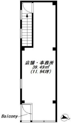 神宮前COURT 3階 間取り図