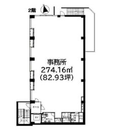 愛宕ASビル 2階 間取り図