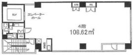 平成ビル(日の出) 4階 間取り図