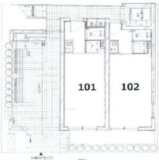 シダーテラス番町 101 間取り図
