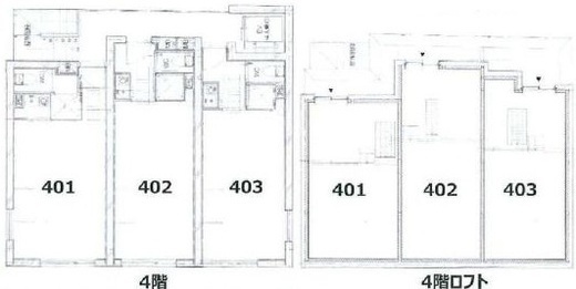 シダーテラス番町 401 間取り図