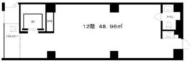 G・O West 12階 間取り図