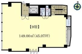 YODAビル 9階 間取り図