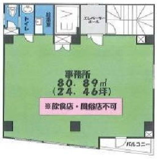 秋葉原STビル 2階 間取り図