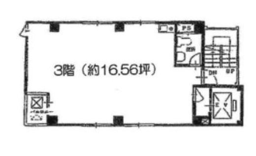 芝コバヤシビル 3階 間取り図