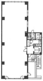 新宿サンエービル 2階 間取り図