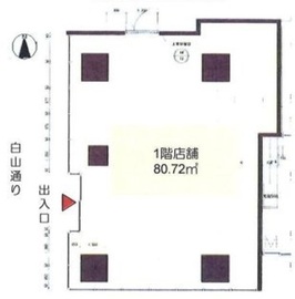 ルジェンテ千代田神保町 1階 間取り図