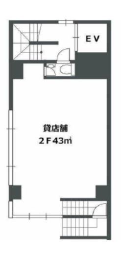 カリガネビル 2階 間取り図