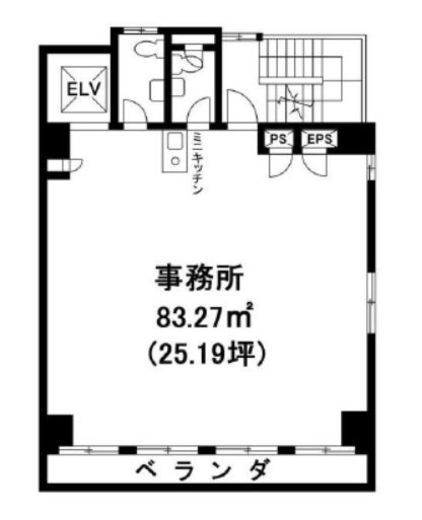 花岡ビル 4階 間取り図