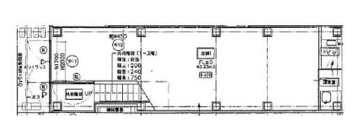 真部ビル 1階 間取り図