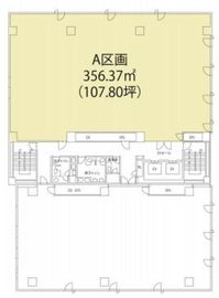 A-PLACE渋谷南平台(旧:日交渋谷南平台ビル) 5階A 間取り図