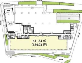 A-PLACE恵比寿南 1階南 間取り図
