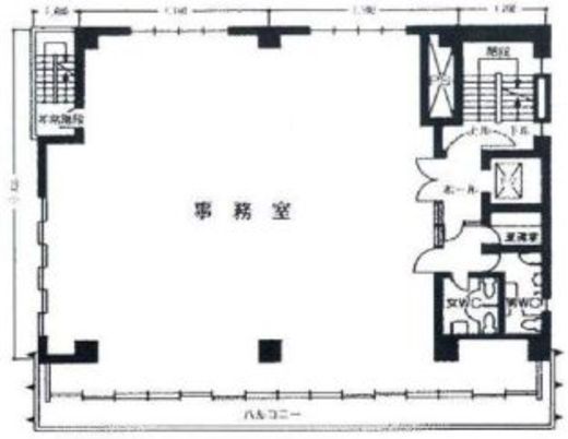 ムツミビルヂング 5階 間取り図