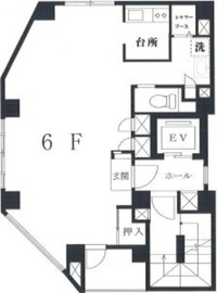 RICOSビル 6階 間取り図