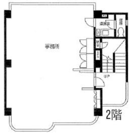 ノースウエストビル 2階 間取り図