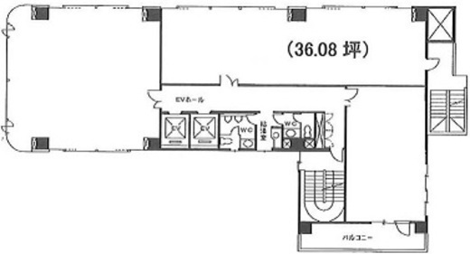 SMK BLDG. 602 間取り図