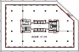 紀尾井町パークビル 9階 間取り図