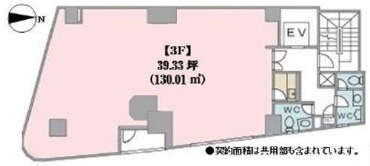 千代田NSOビル 3階 間取り図