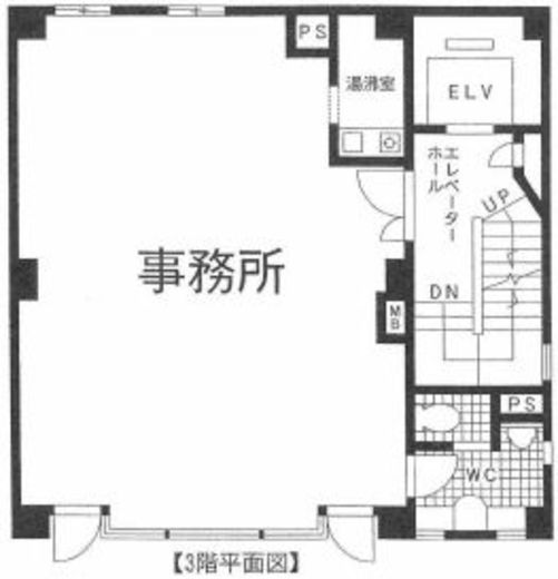 深澤ビル 3階 間取り図