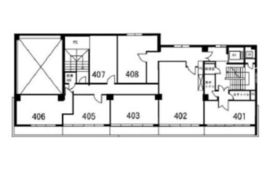 東京銀座ビルディング 405 間取り図
