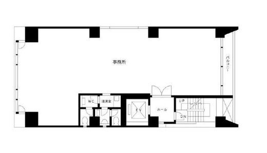 芝石井ビル 3階 間取り図