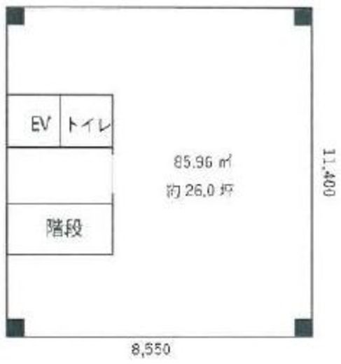 東栄八重洲ビル 2階 間取り図